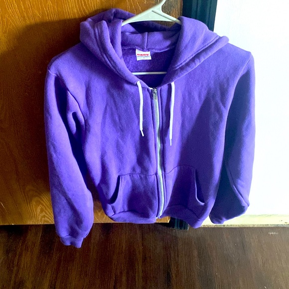 American Apparel Tops American Apparel Zip Up Poshmark